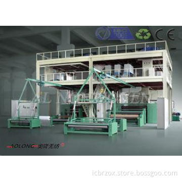 SMS Spunbond Nonwoven Fabric Making Machine 3200mm For Oper